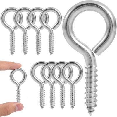 8 Pernos Gancho Acero Inox 304 2.55pulg 200lb