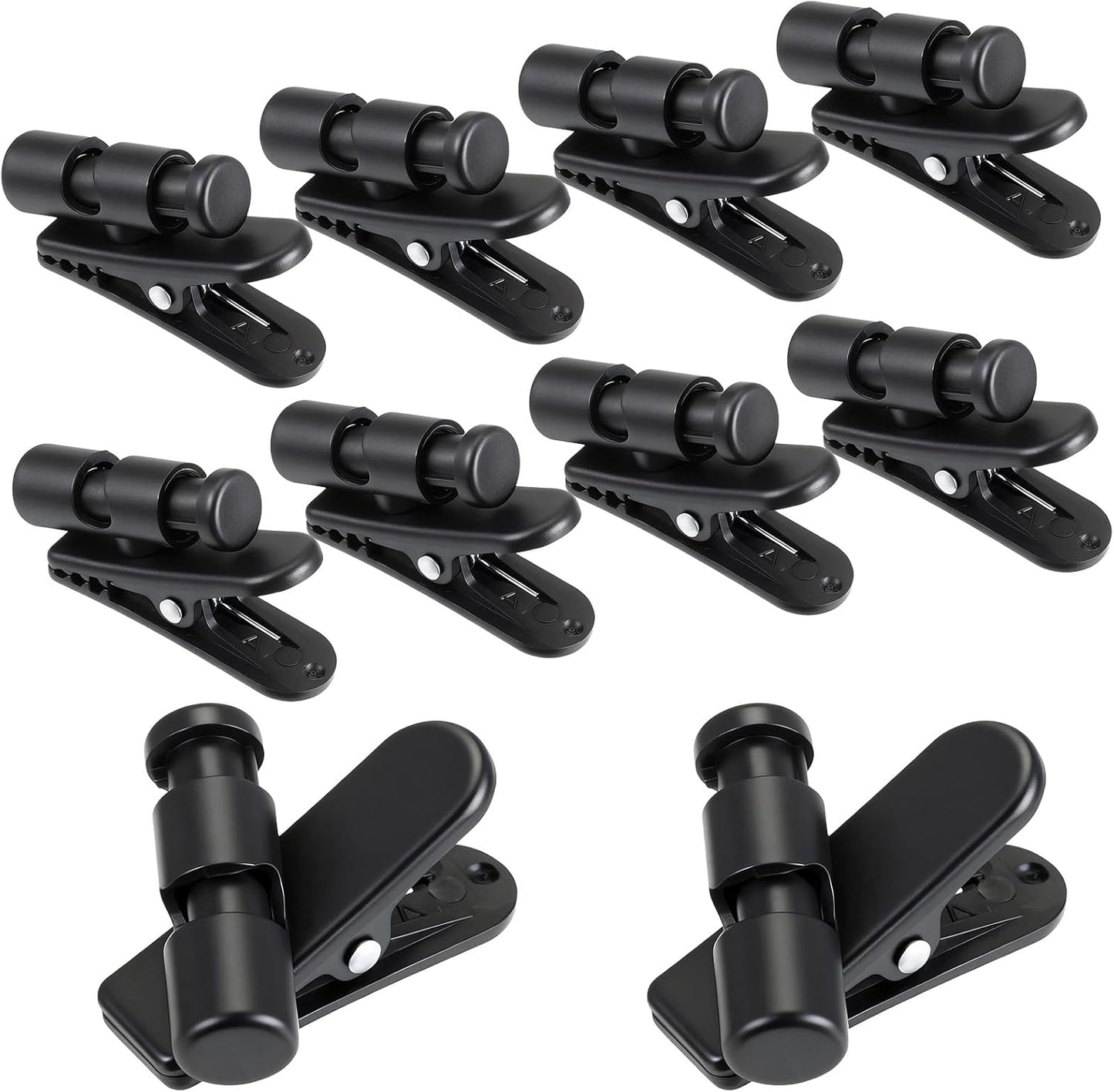 Pack 10 clips cable auriculares ganchos abrazadera