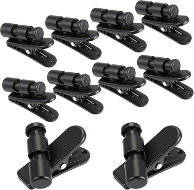 Pack 10 clips cable auriculares ganchos abrazadera