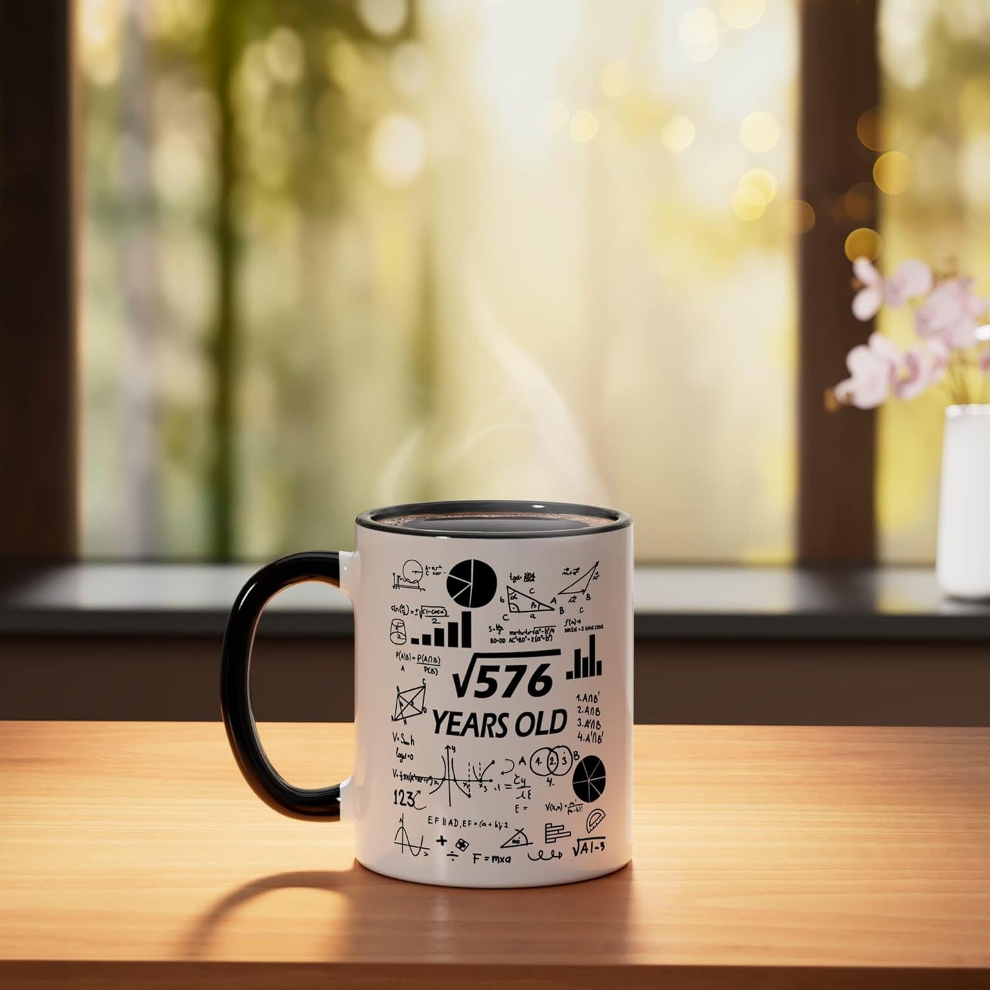 Taza Cerámica Negro/Blanco