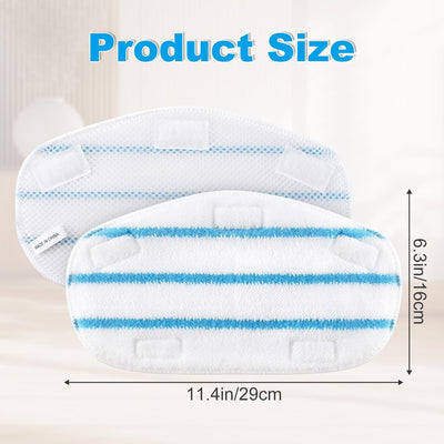 6 Pzas Almohadillas Microfibra PurSteam ThermaPro Lavables