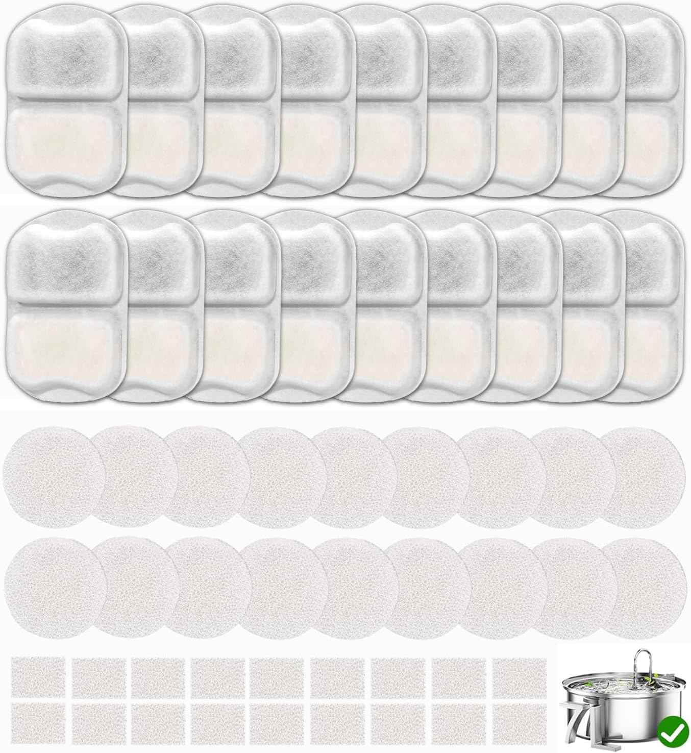 22 Filtros Agua Mascotas Comp Oneisall Acero Inox 7L