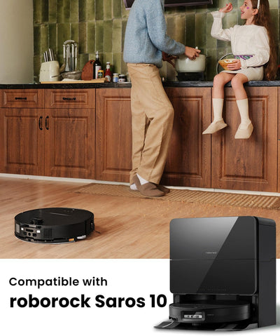 4 Pzas Almohadillas Tela Roborock Saros 10/G30 Limpieza Hogar