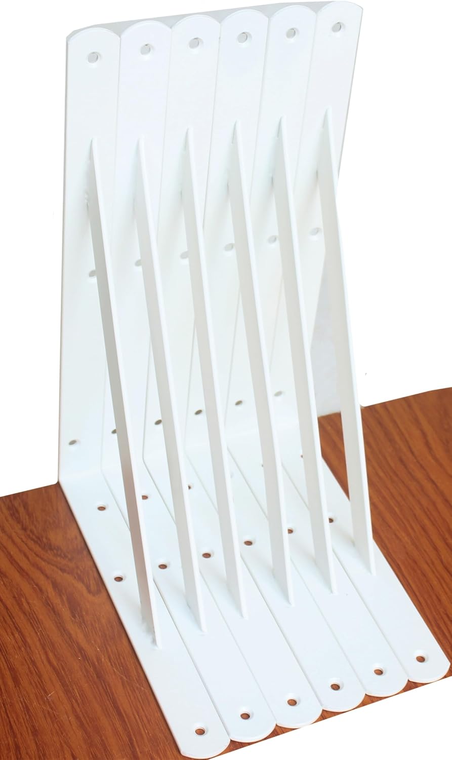 Set 6 Soportes Estante Metal 11x8pulg