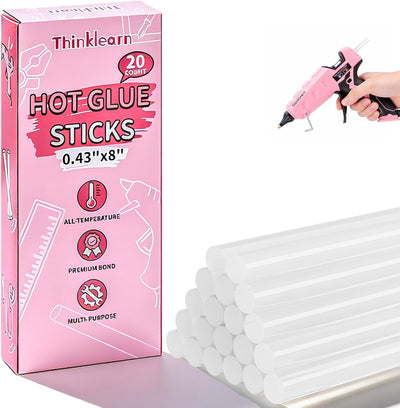 20 Barras Pegamento Caliente 8x0.43pulg Para Todas Temperaturas