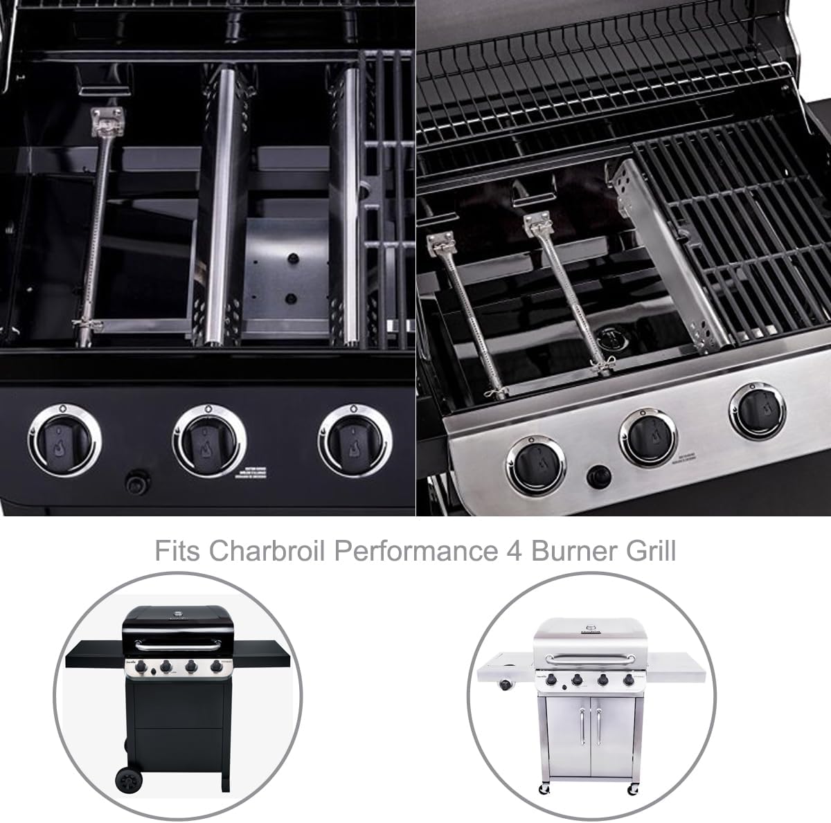 4 Pzas repuesto parrilla Charbroil G321-4C00-W1