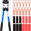Herramienta prensado terminales cable batería AWG 8-1/0