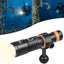 Luz buceo 1000 lúmenes 120 grados con bloqueo seguridad