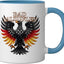 Taza cerámica souvenir Alemania azul/blanco