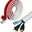 Cubierta cable pared 2-3 pzas silicona autoadhesiva 118pulg