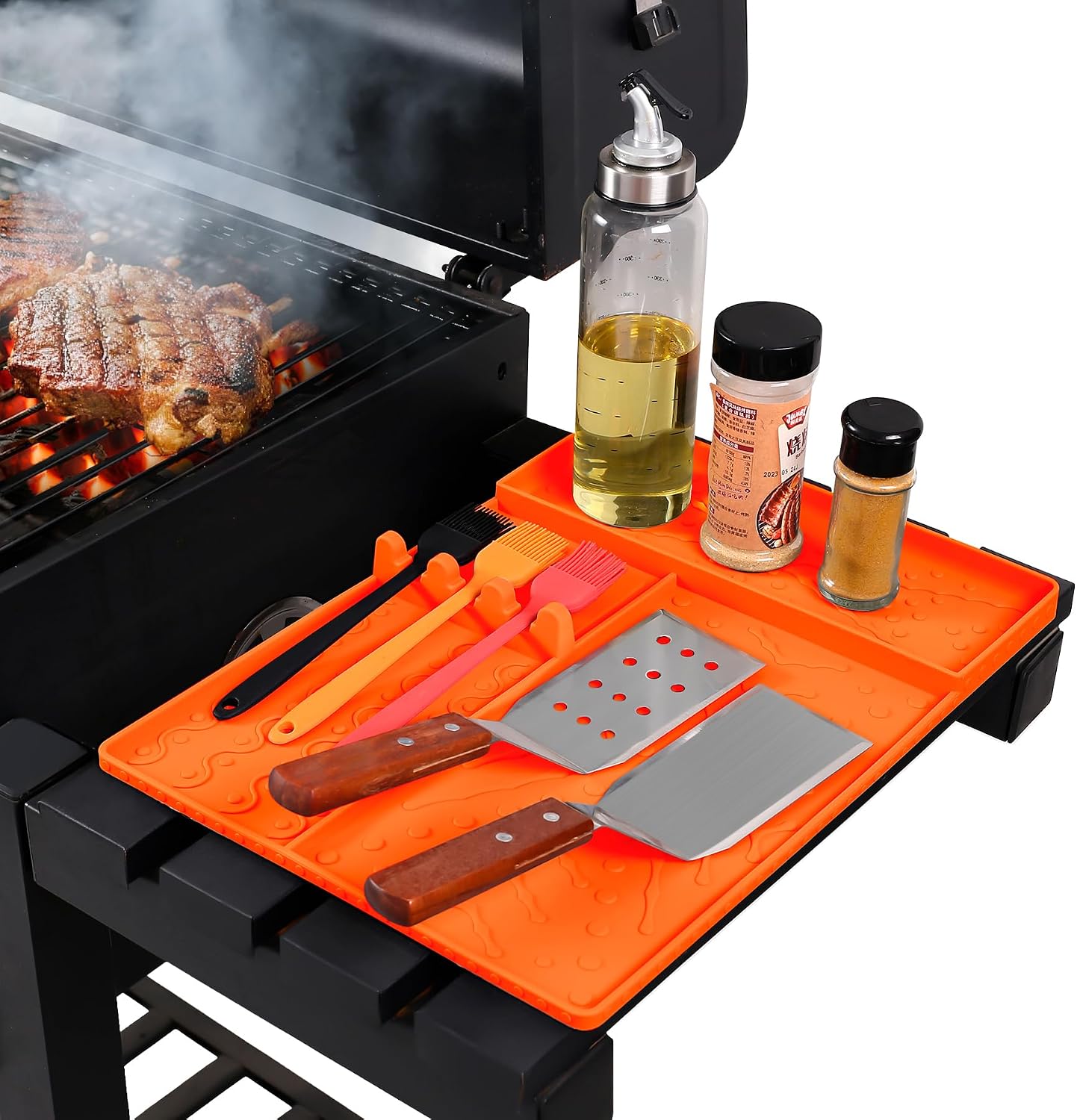 Alfombrilla parrilla Blackstone espátula silicona almohadilla goteo