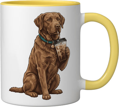 Taza cerámica para perro Chesapeake Bay Retriever amante del café helado