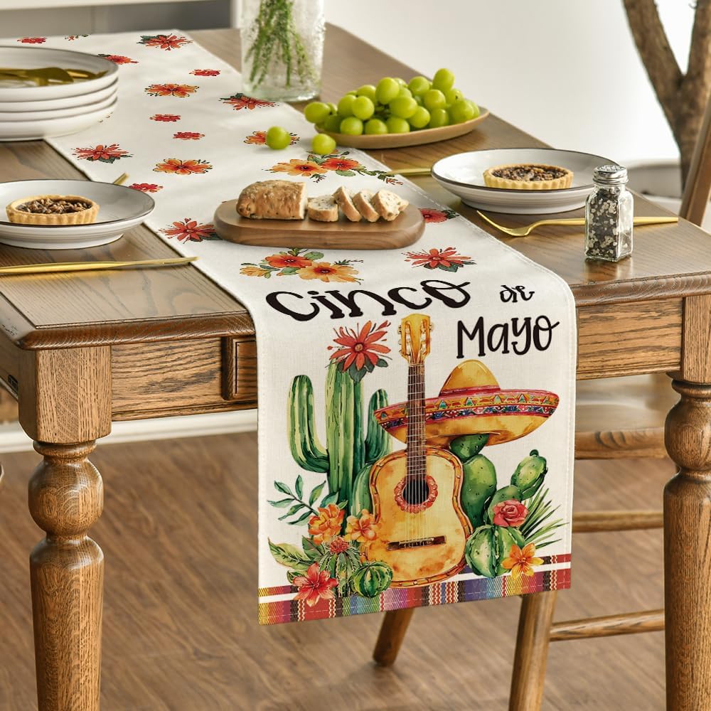 Sombrero cactus mexicano decoración fiesta 13x72pulg