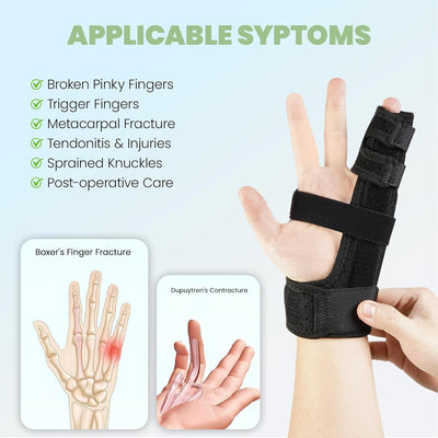 Férula metacarpiana soporte ajustable dedo meñique