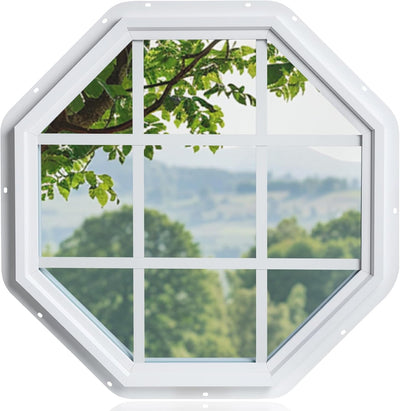 Vinilo fijo octágono ventana doble panel argón low-e claro