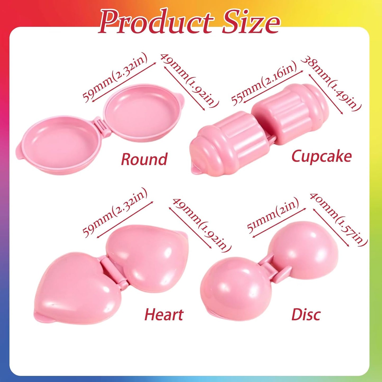 Molde para tartas de 4 piezas con múltiples diseños