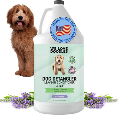 Spray desenredante para perros medio galón sin enjuague