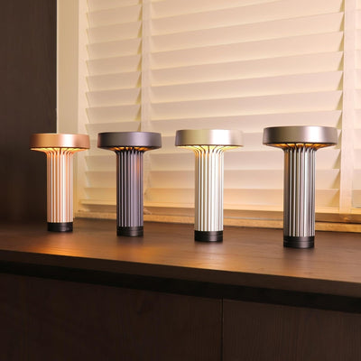 Lámpara de mesa inalámbrica con sensor tactil aluminio 5200mAh