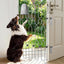 Barrera retráctil metal alta puerta perro 24pulg x35pulg