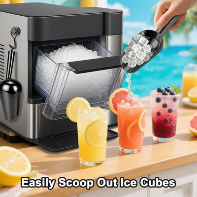 Cuchara de hielo de acero inoxidable con gancho magnético para máquina de hielo GE Profile Opal 2.0
