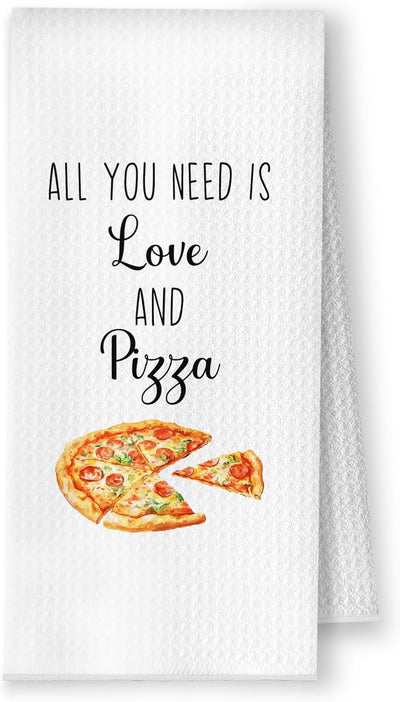 Toalla de cocina italiana de pizza, regalo para amantes de la comida