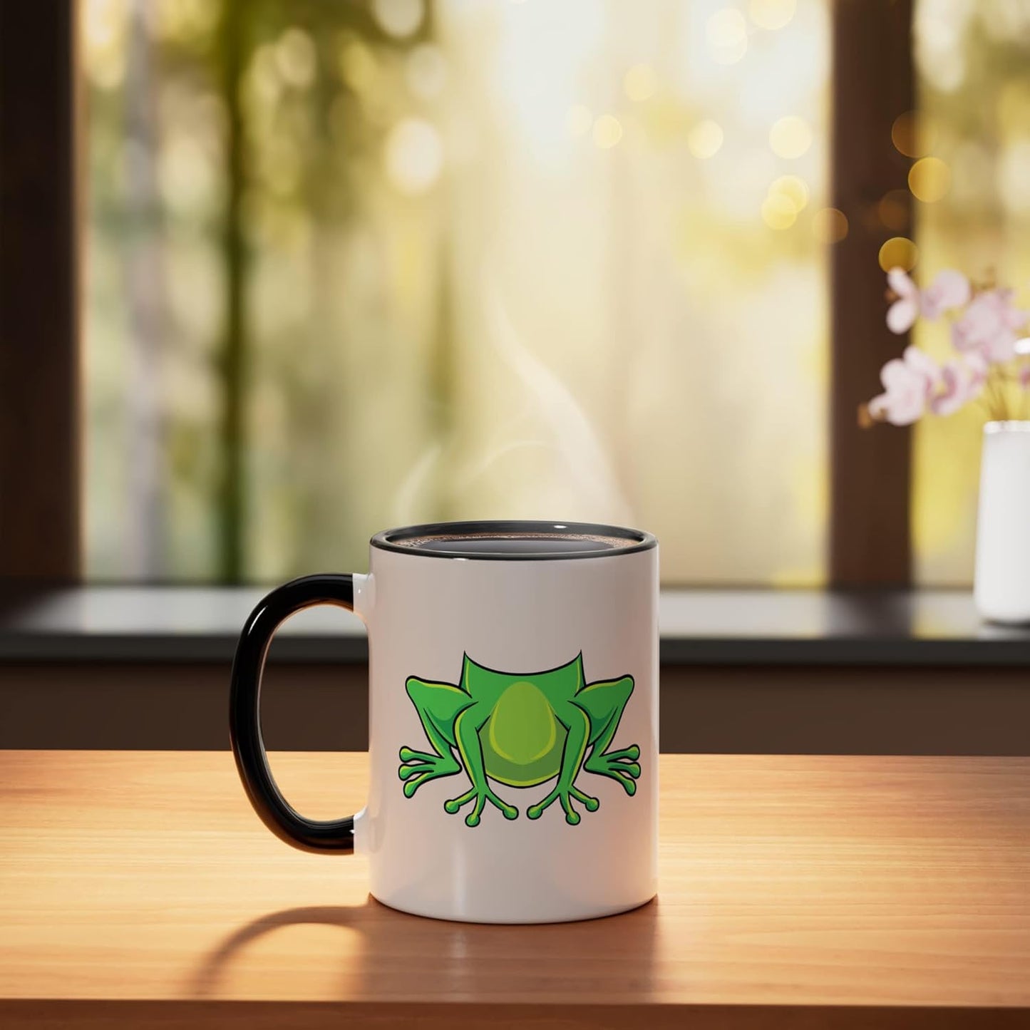 Taza Cerámica Halloween Negro/Blanco