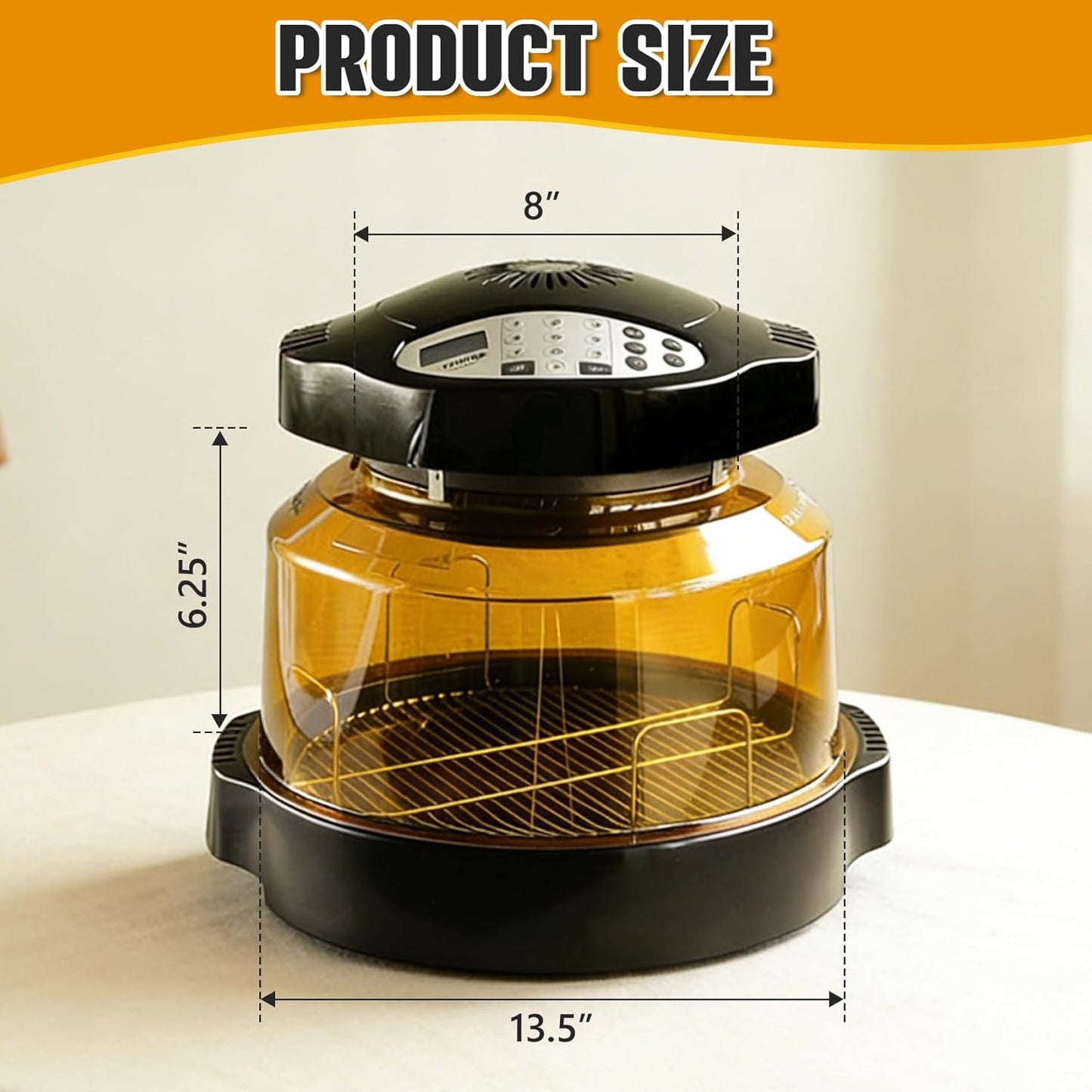 Cúpula repuesto horno Nuwave Pro Plus plástico transparente