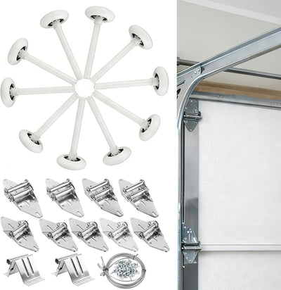 Rodillos puerta garaje nylon 10pzas ruedas 2" con kit