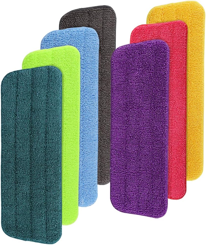 Repuesto cabezal mopa Libman Freedom microfibra 7 pzas colorido
