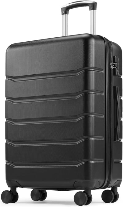 Maleta ABS ruedas dobles 24pulg bronce negro