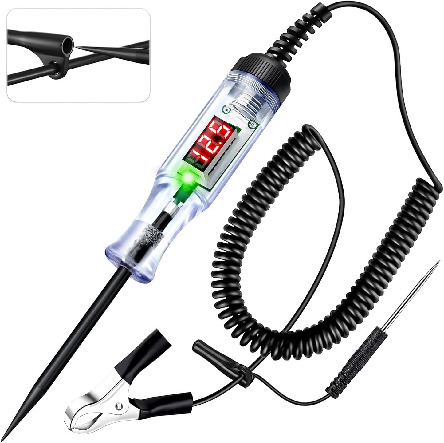 Probador circuito luz automotriz 3-120V DC LED