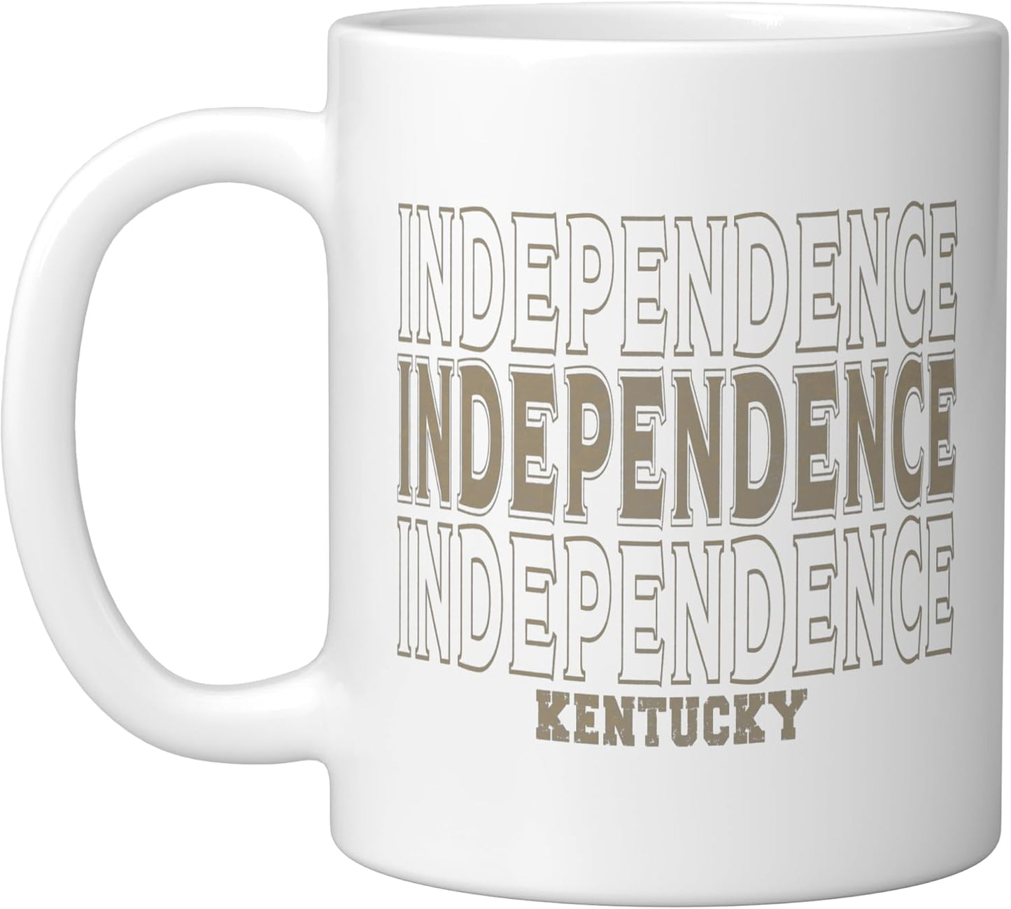 Taza Cerámica Vintage Independence Kentucky Blanca