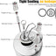 Corny Keg Acero Inox con 4 Sets Anillos y Tapas