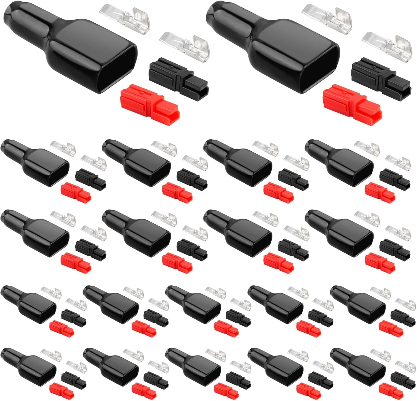 Kit 20 pares conectores 45A 600V 12-10AWG alta resistencia