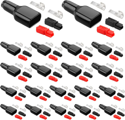 Kit 20 pares conectores 45A 600V 12-10AWG alta resistencia