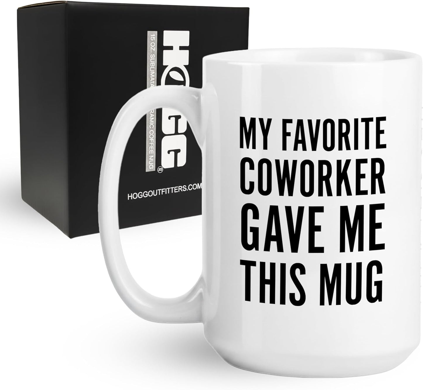 Taza de café sarcástica My Favorite Coworker de 15 oz