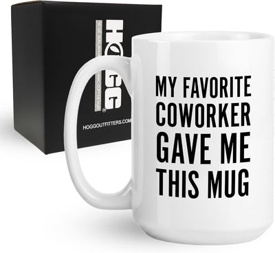 Taza de café sarcástica My Favorite Coworker de 15 oz