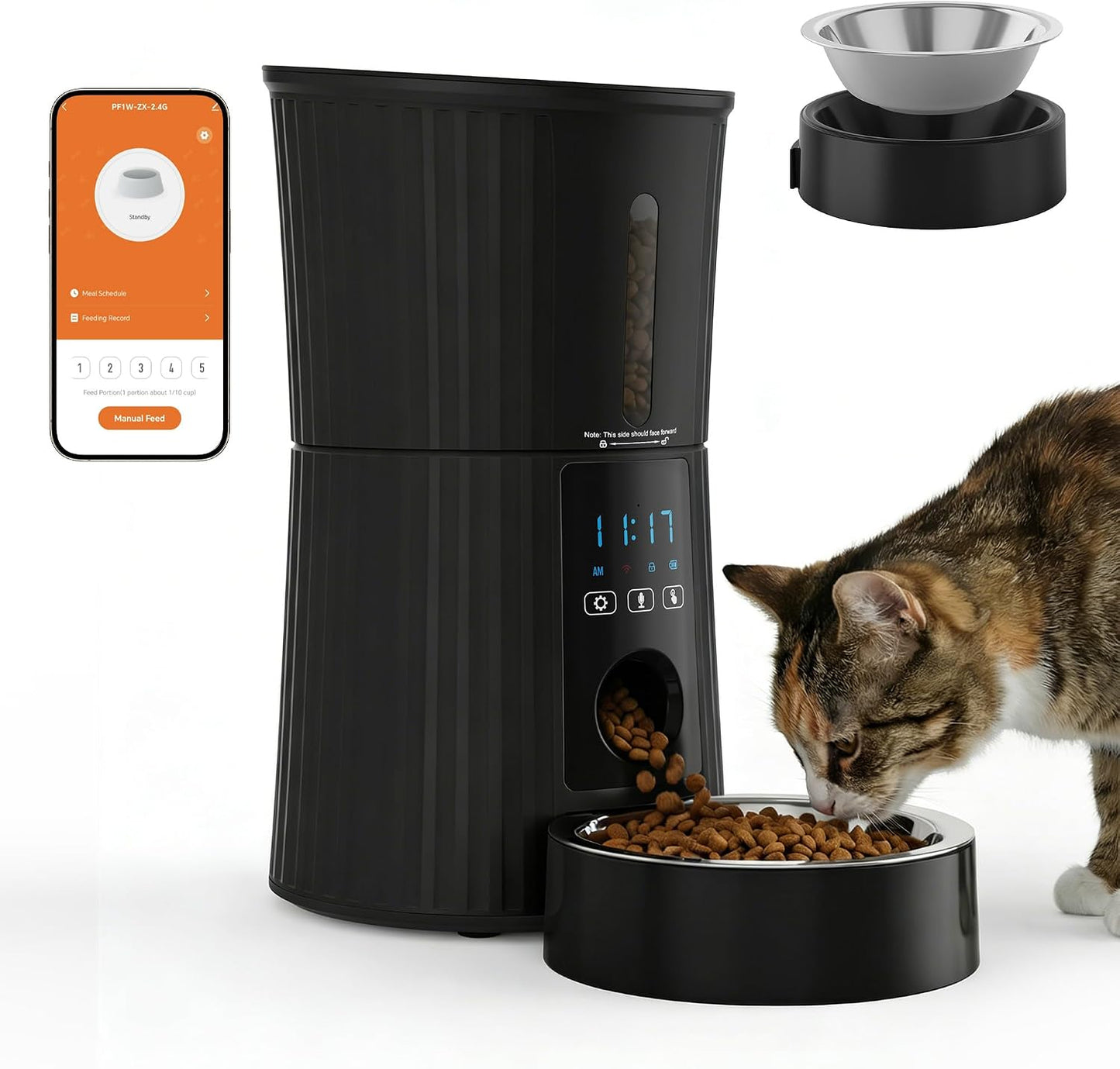 Comedero gatos WiFi 4L con app y grabadora