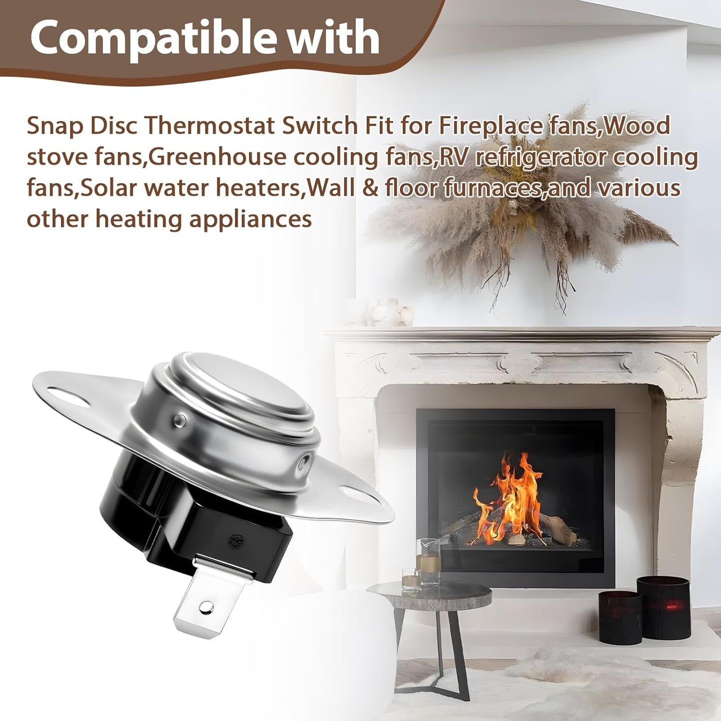 Interruptor termostato chimenea 85-100°F