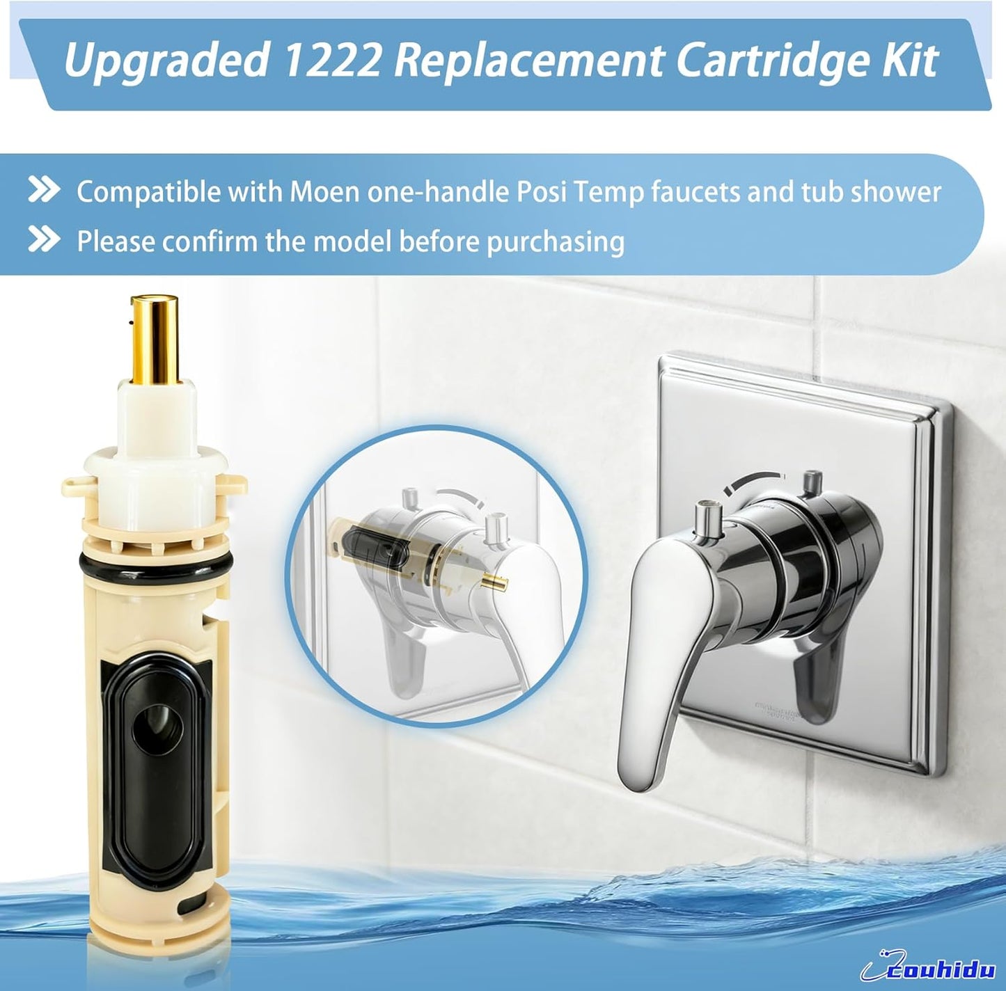 Cartucho ducha mejorado Moen 1222 Posi-Temp