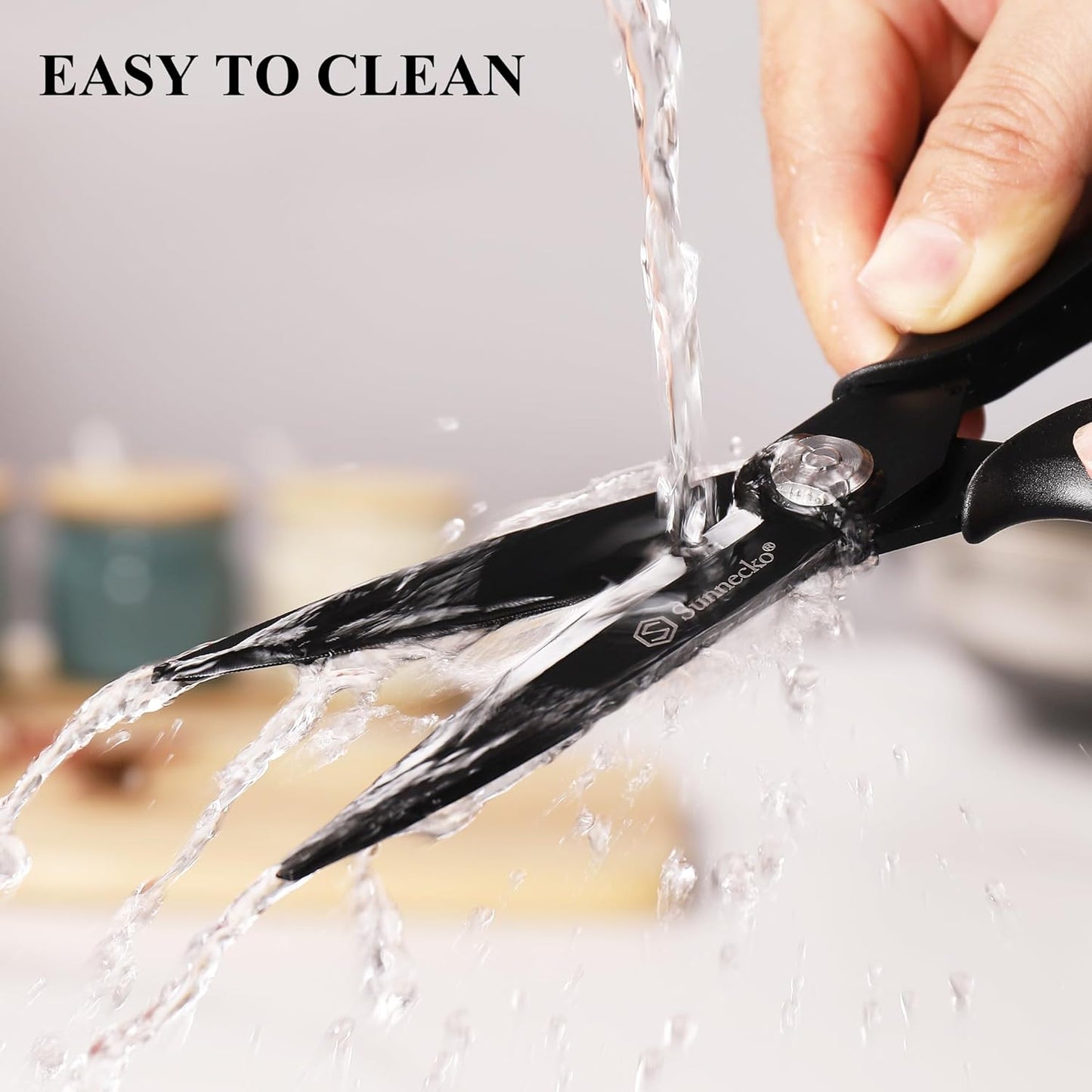 Tijeras cocina set 3 pzas con cuchillo multifunción