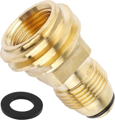 Adaptador propano POL a QCC1 de latón