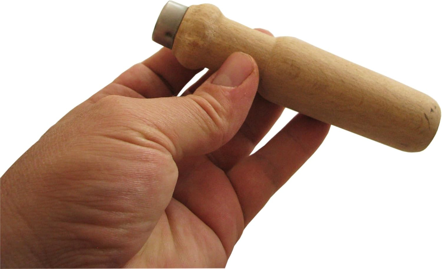 Manija de madera para limas y lijadoras ergonómica de haya