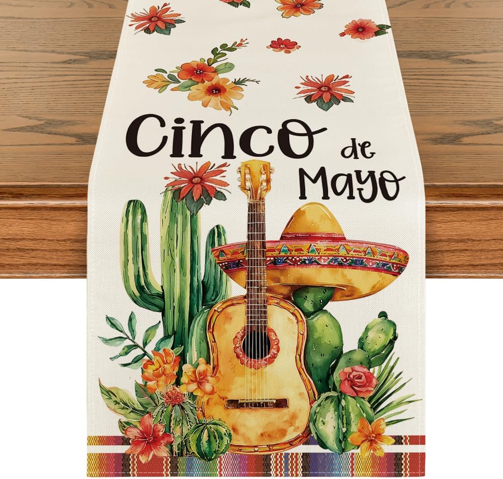 Sombrero cactus mexicano decoración fiesta 13x72pulg