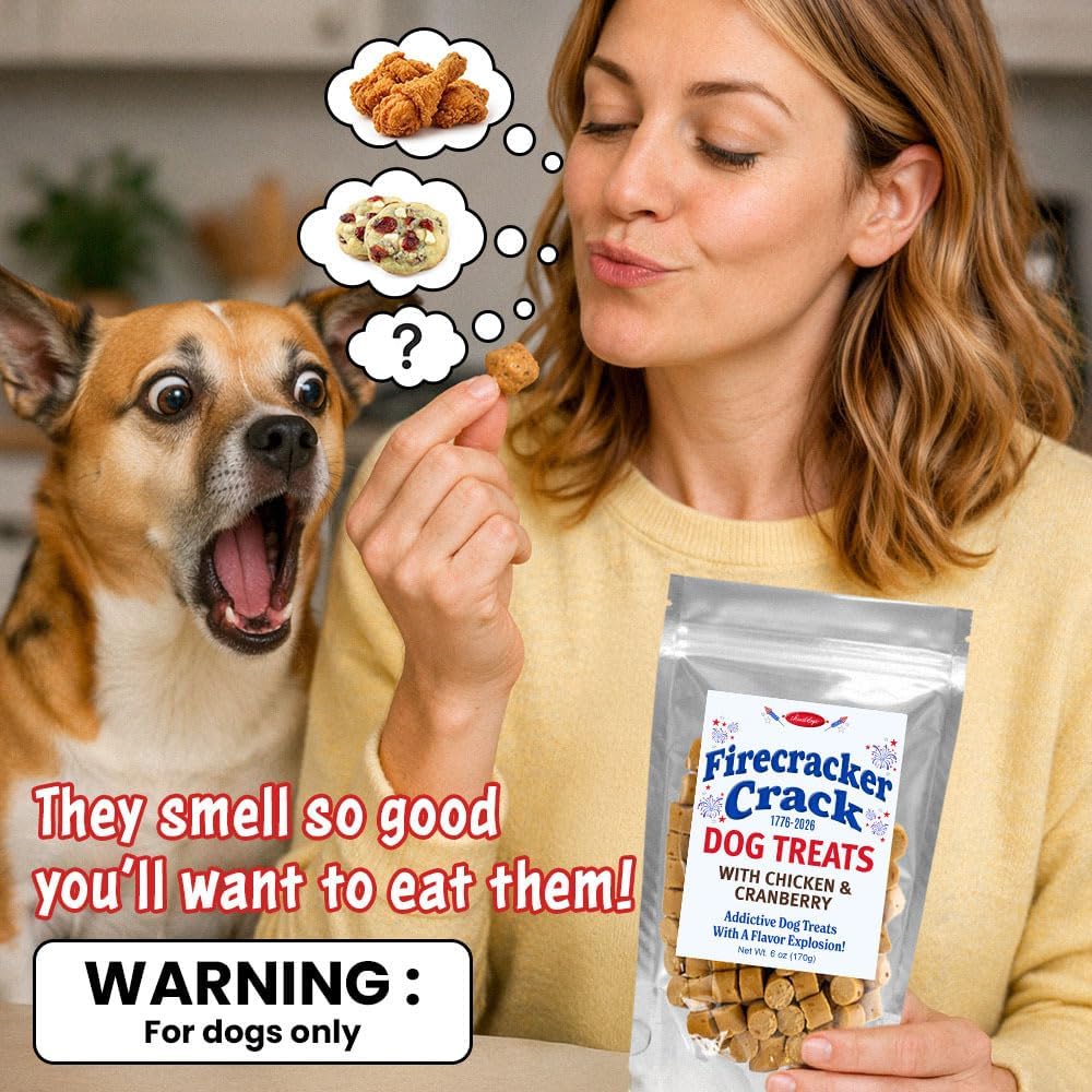 Golosinas saludables con pollo y arándanos para perros 6oz