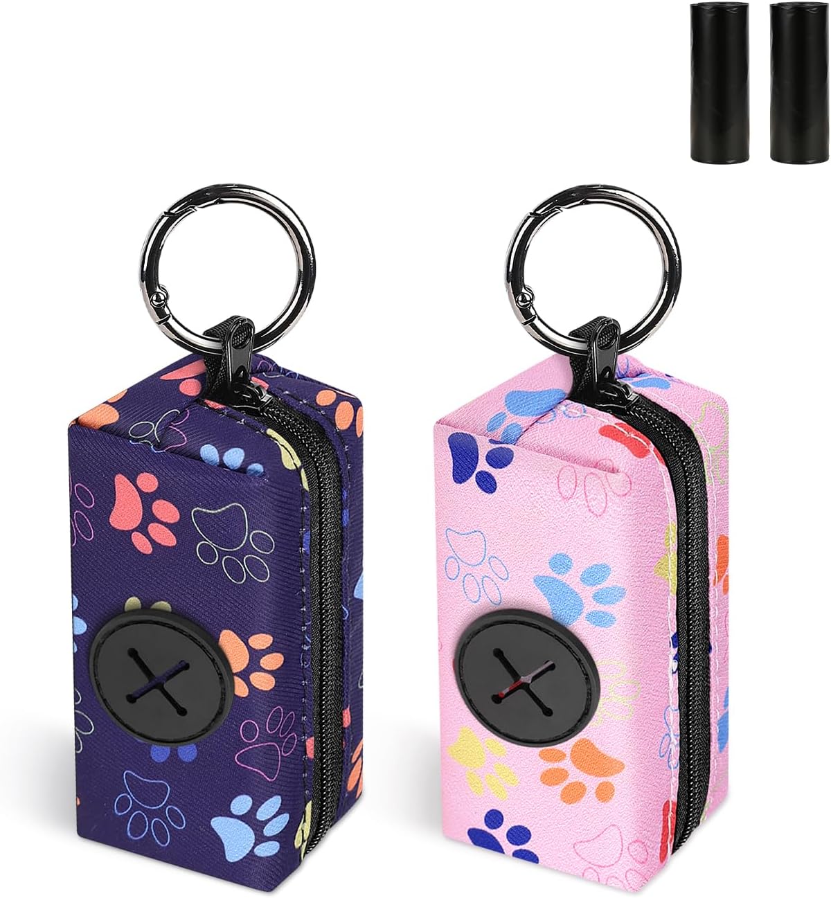 2 Soportes Bolsas Excremento Perro con Bolsas Reutilizables