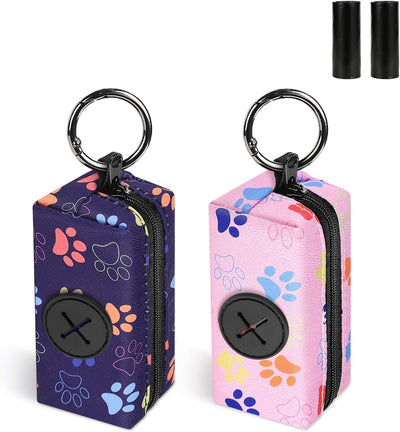 2 Soportes Bolsas Excremento Perro con Bolsas Reutilizables