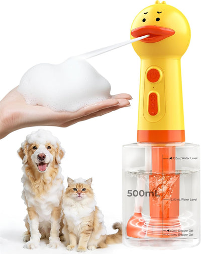 Dispensador eléctrico champú perro 16.9oz espuma recargable