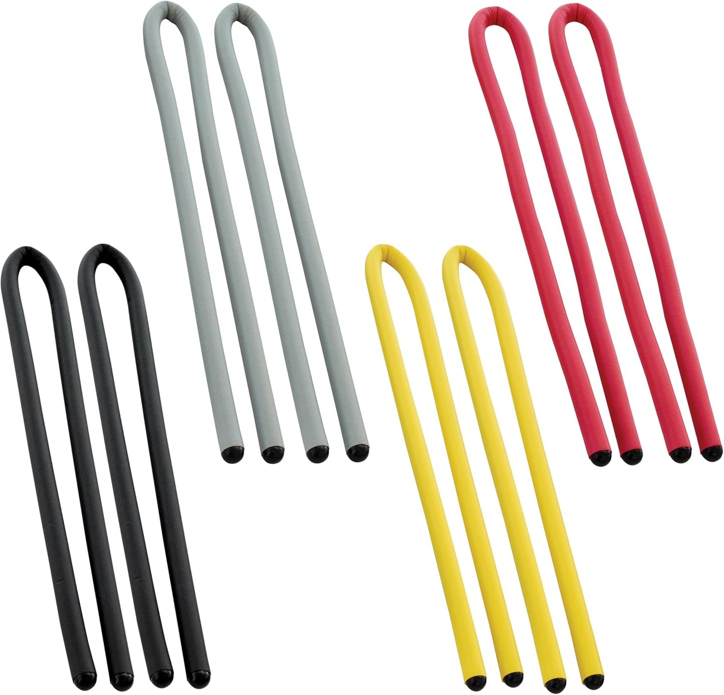 Corbatas reutilizables 31pulg soportan 200lb set 8