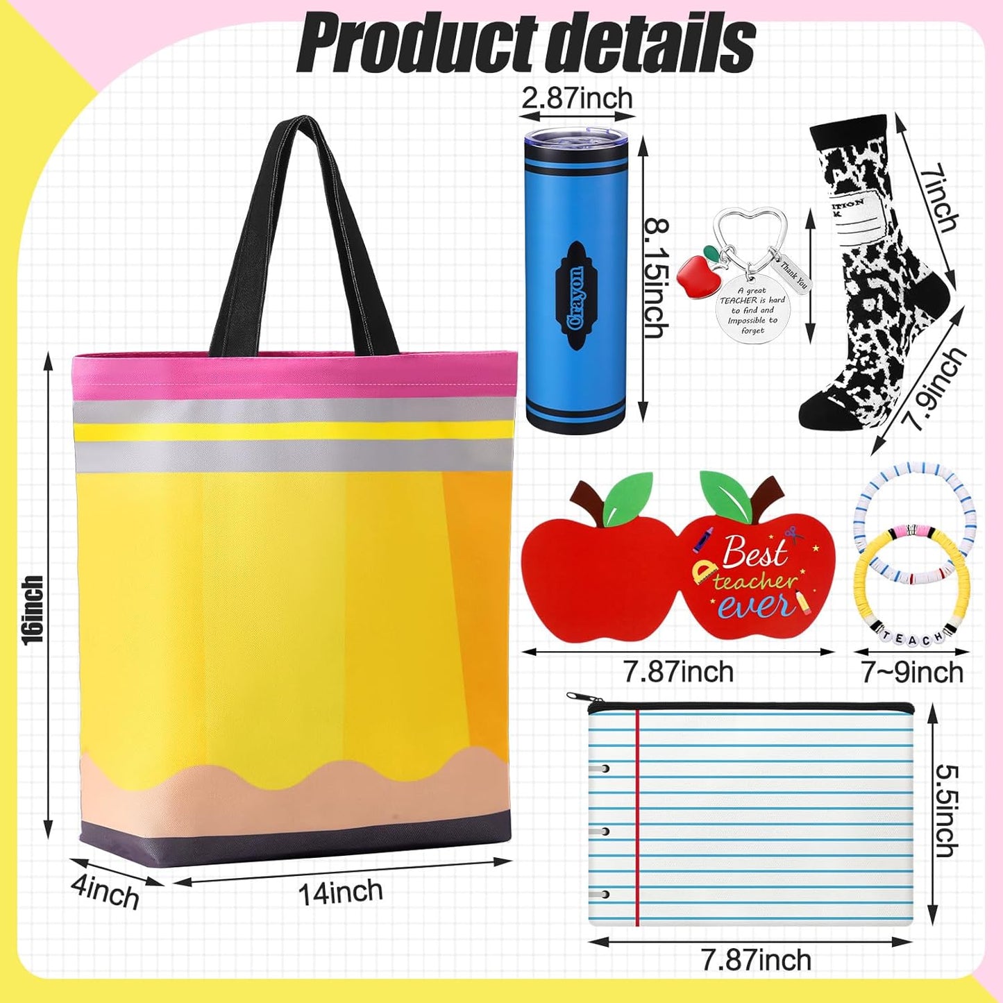 Set 32 Regalos Agradecimiento Profesores 20oz